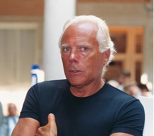 Giorgio Armani, le styliste italien